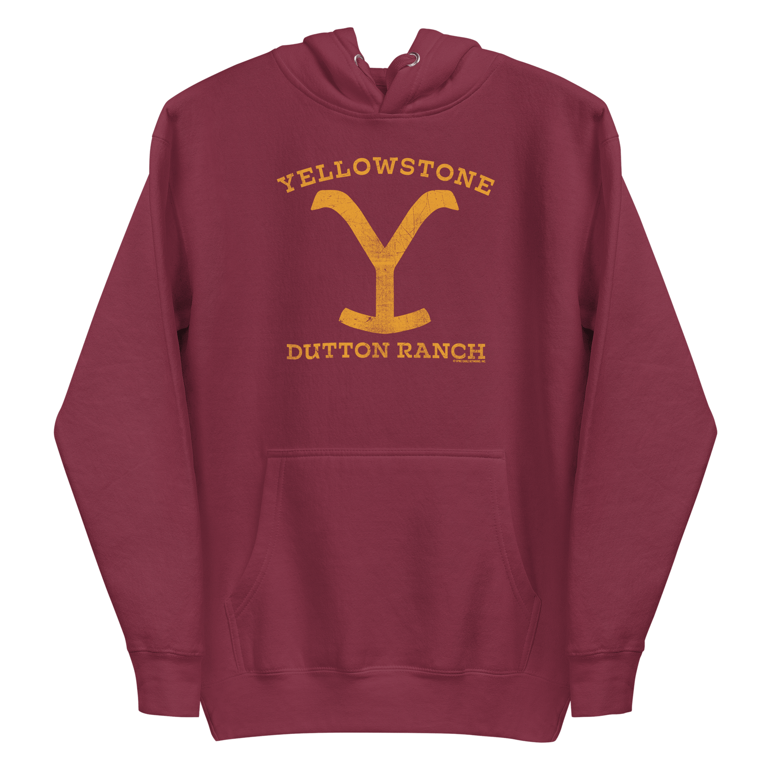 Yellowstone Dutton Ranch Distressed Logo Unisex Premium Hoodie - Paramount Shop