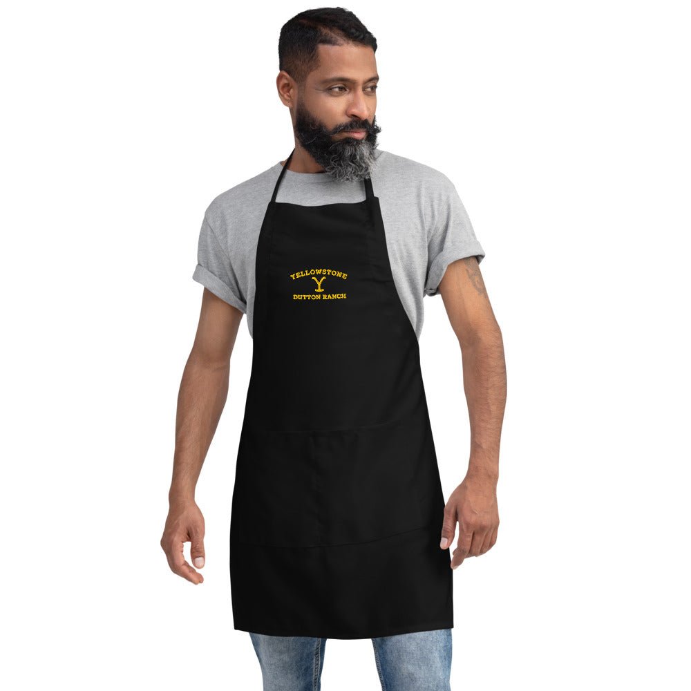 Yellowstone Dutton Ranch Embroidered Apron - Paramount Shop