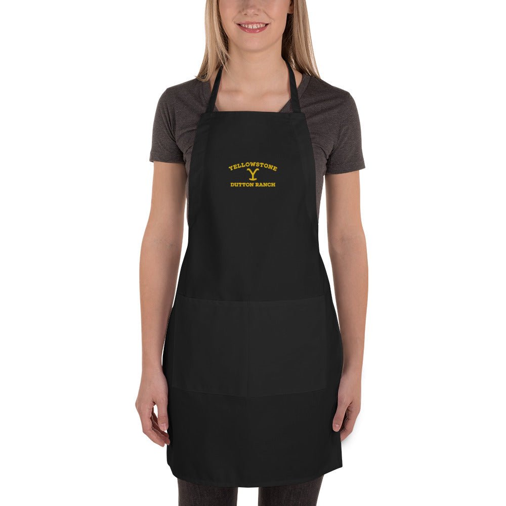 Yellowstone Dutton Ranch Embroidered Apron - Paramount Shop