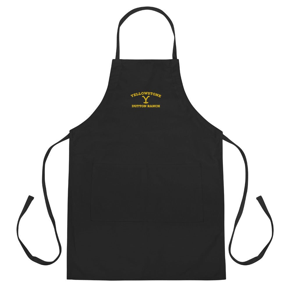 Yellowstone Dutton Ranch Embroidered Apron - Paramount Shop