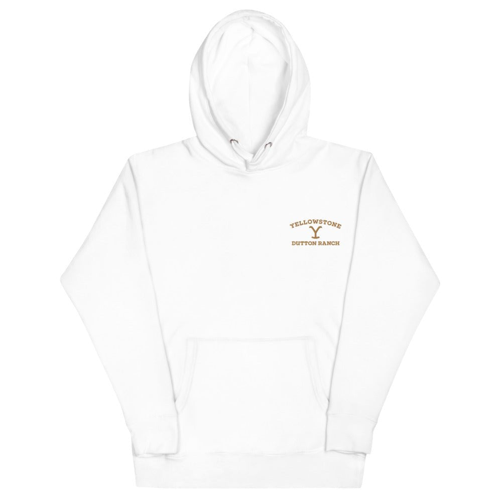 Yellowstone Dutton Ranch Embroidered Unisex Hoodie - Paramount Shop