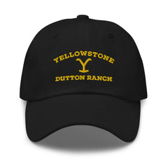 Yellowstone Dutton Ranch Logo Hat - Black / One Size