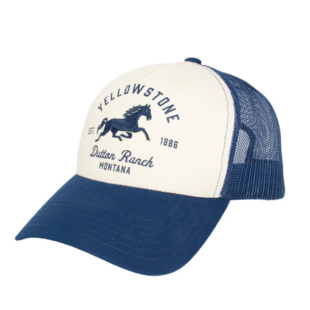 Yellowstone Dutton Ranch Logo Mesh Back Trucker Hat - Paramount Shop