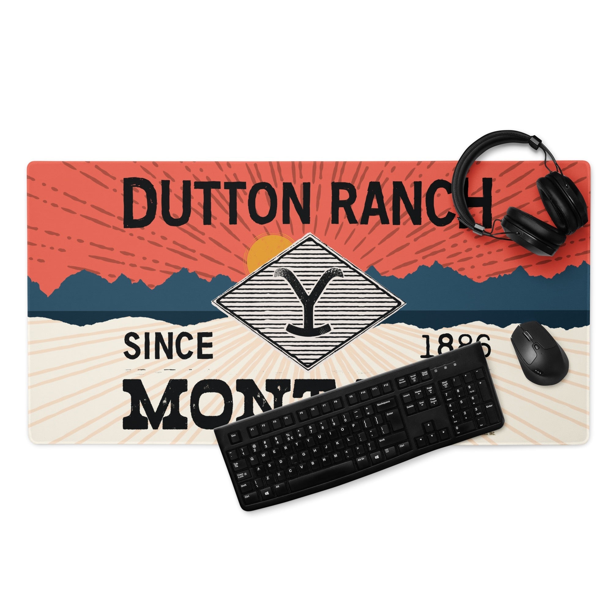 Yellowstone Mat de jeu de Dutton Ranch Montana – Paramount Shop