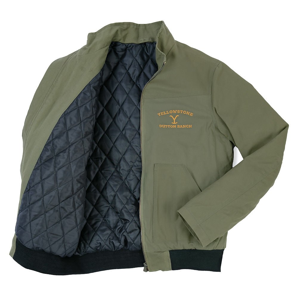 Yellowstone Dutton Ranch Olive Jacket – Paramount Shop