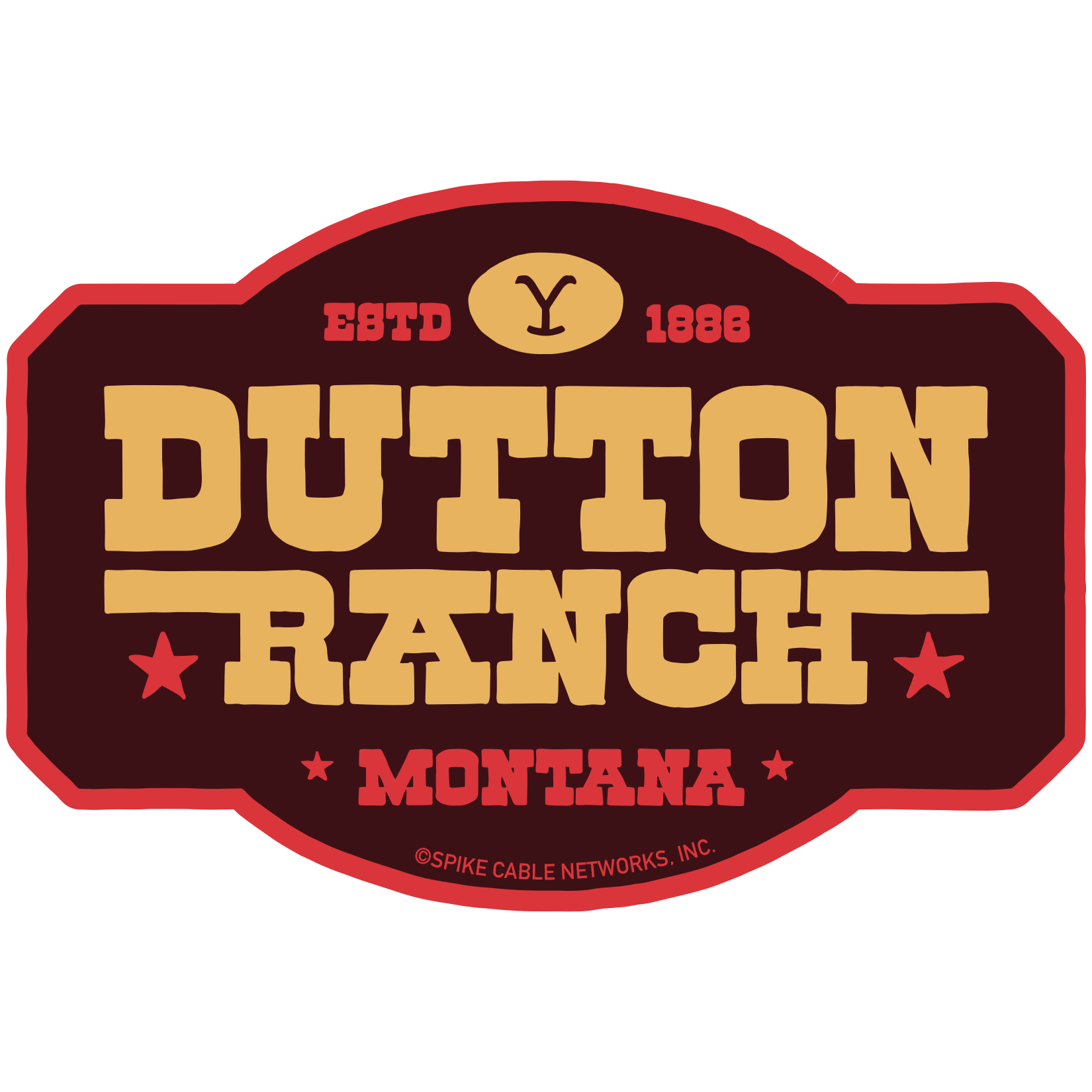 Yellowstone Dutton Ranch Patches Stickers Assorted Pack of 3 ...