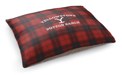 Yellowstone Dutton Ranch Plaid Pet Bed - 50 in x 40 in