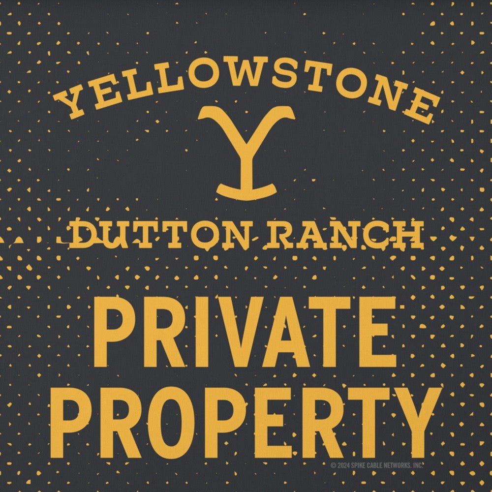 Yellowstone Dutton Ranch Private Property Laptop Sleeve – Paramount Shop
