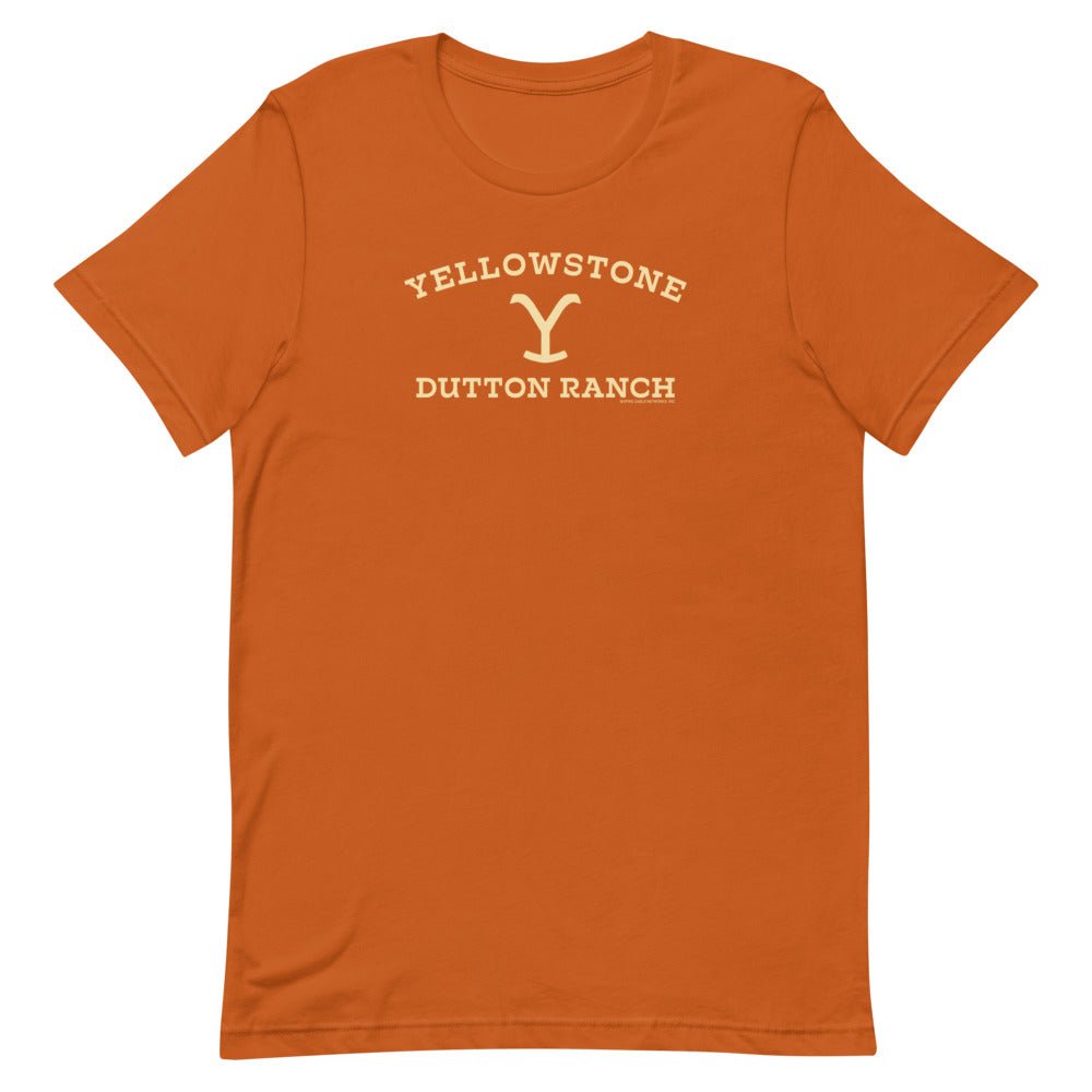 Yellowstone Dutton Ranch Bison Erwachsene T-Shirt Mit Kurzen Ärmeln