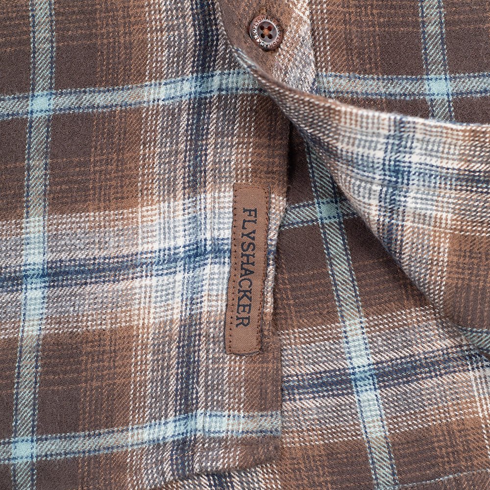 Yellowstone Embroidered The Original Flyshacker Plaid Flannel Shirt - Paramount Shop