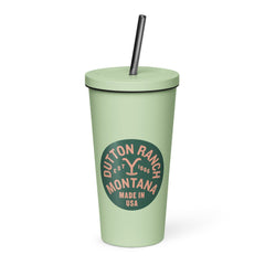 Yellowstone Floral Boot Tumbler - Mint / 20 oz
