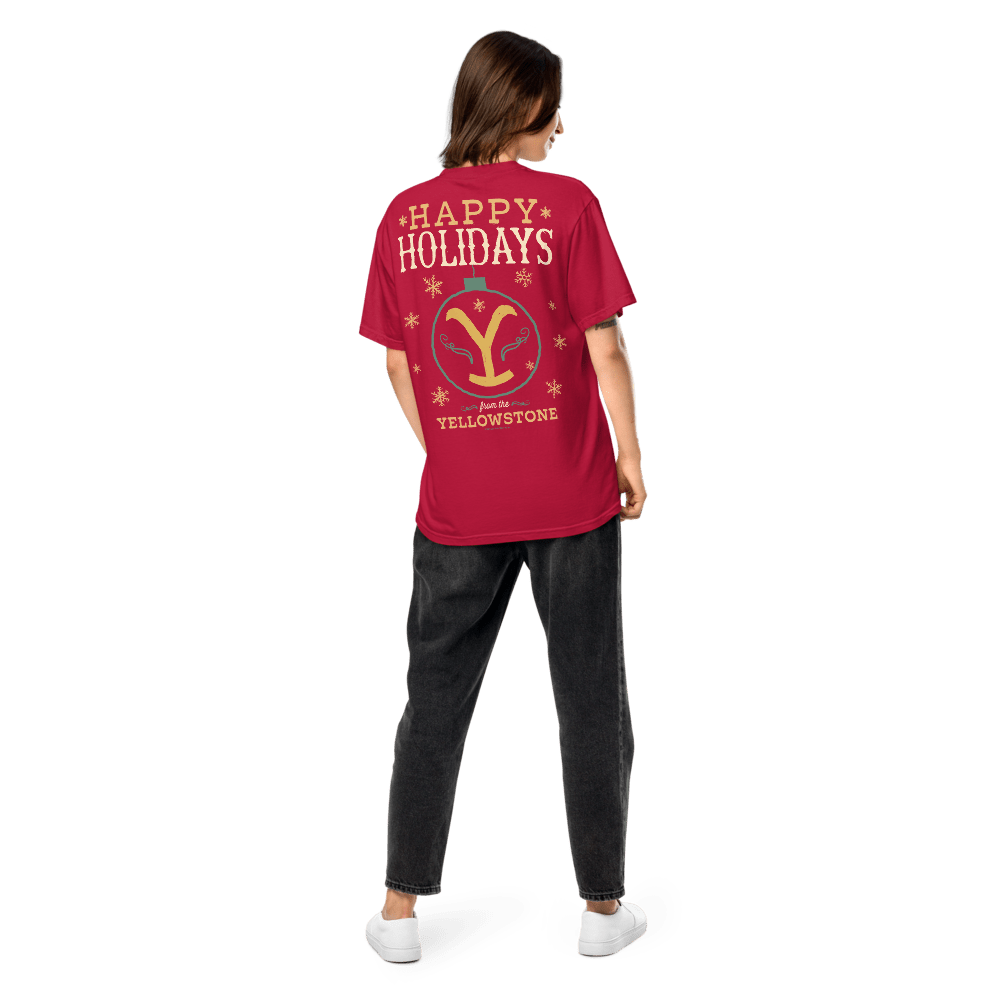 Yellowstone Happy Holidays From Yellowstone Unisex T-Shirt - Paramount Shop