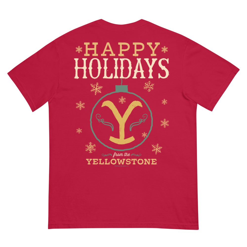 Yellowstone Happy Holidays From Yellowstone Unisex T-Shirt - Paramount Shop