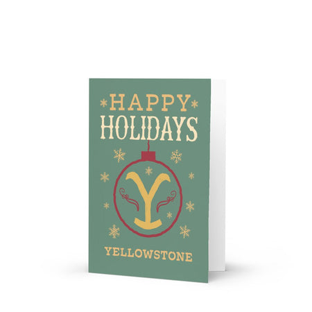 Yellowstone Holiday Greeting Card - Paramount Shop