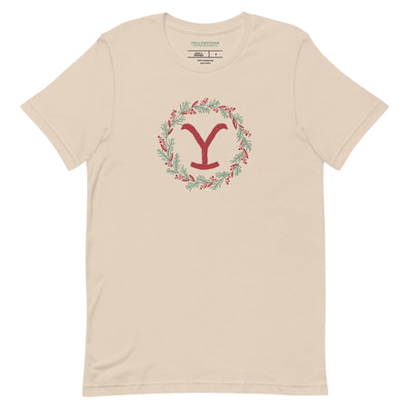 Yellowstone Holiday Wreath Unisex T-Shirt - Paramount Shop
