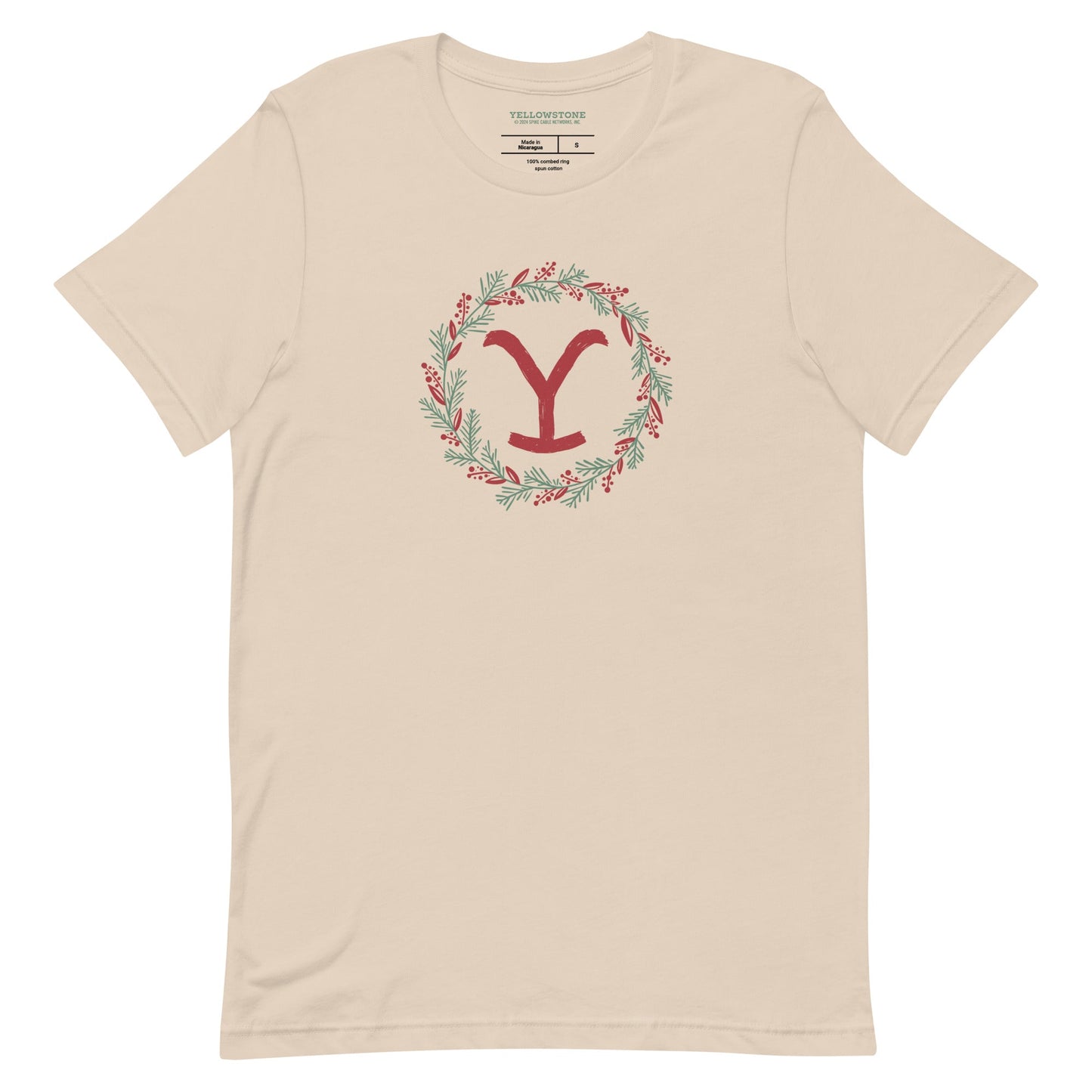 Yellowstone Holiday Wreath Unisex T-Shirt - Paramount Shop