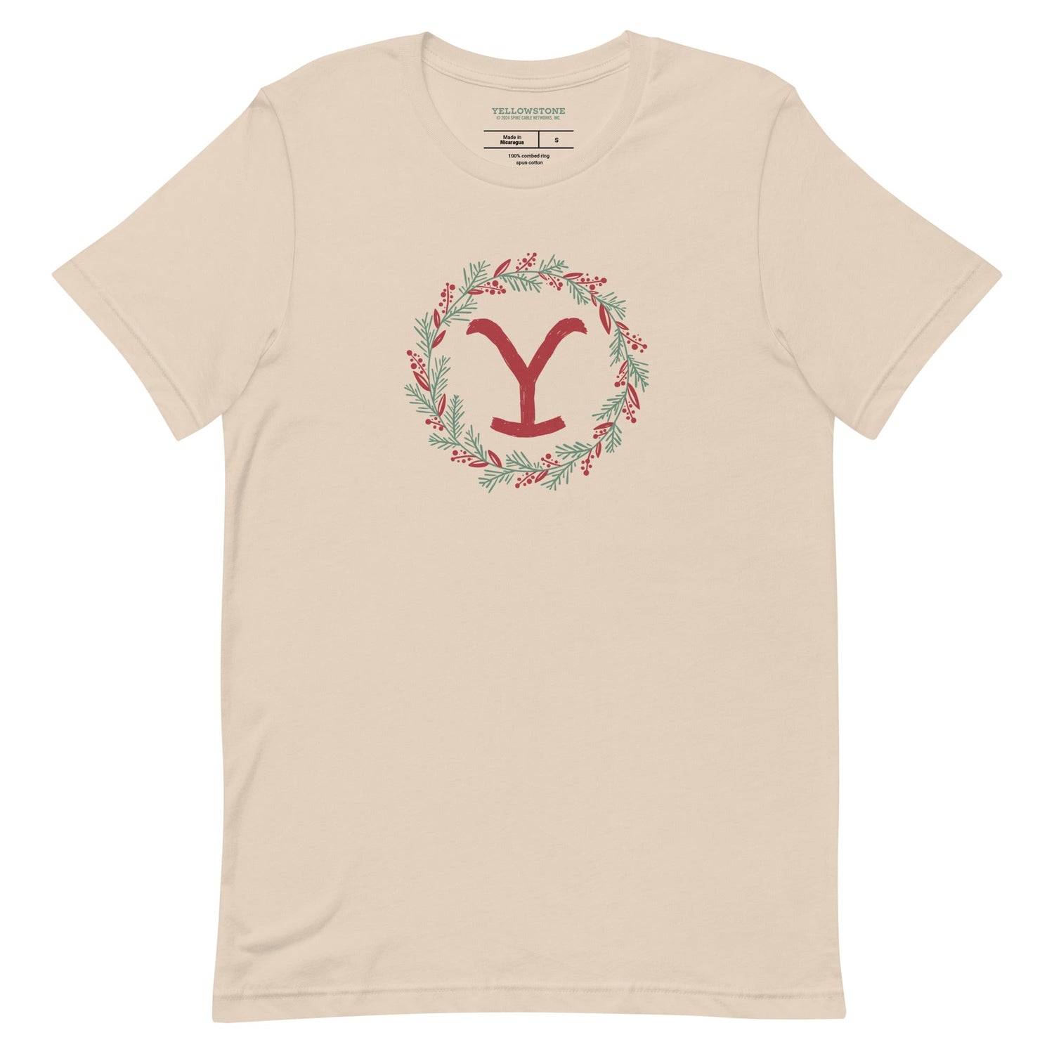 Yellowstone Holiday Wreath Unisex T-Shirt - Paramount Shop