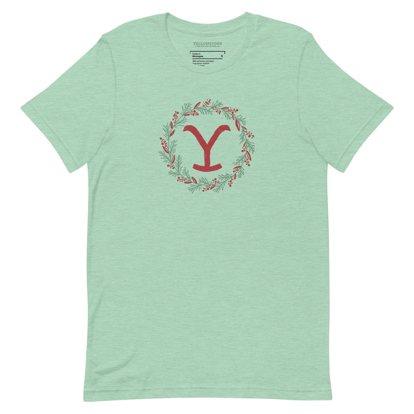 Yellowstone Holiday Wreath Unisex T-Shirt - Paramount Shop