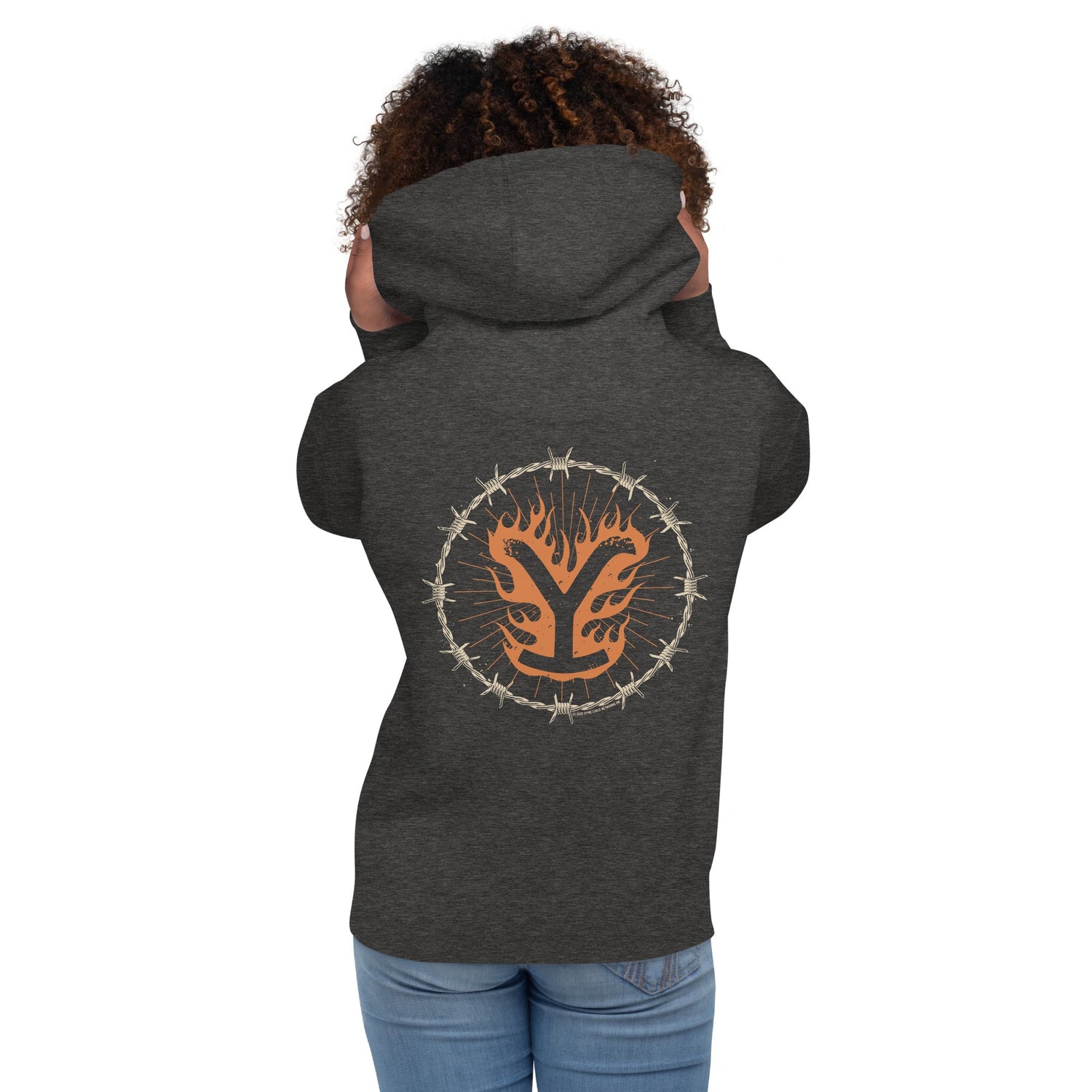 Yellowstone Hoodie Flaming Y Retro - Paramount Shop