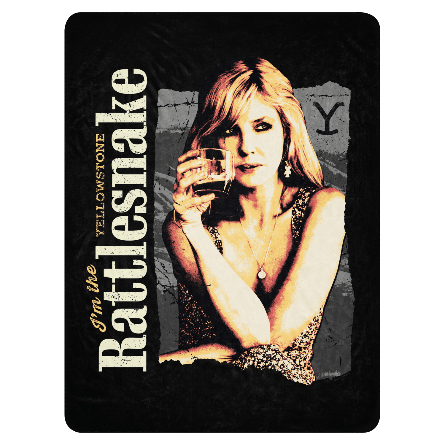 Yellowstone I Am The Rattlesnake Blanket - Paramount Shop