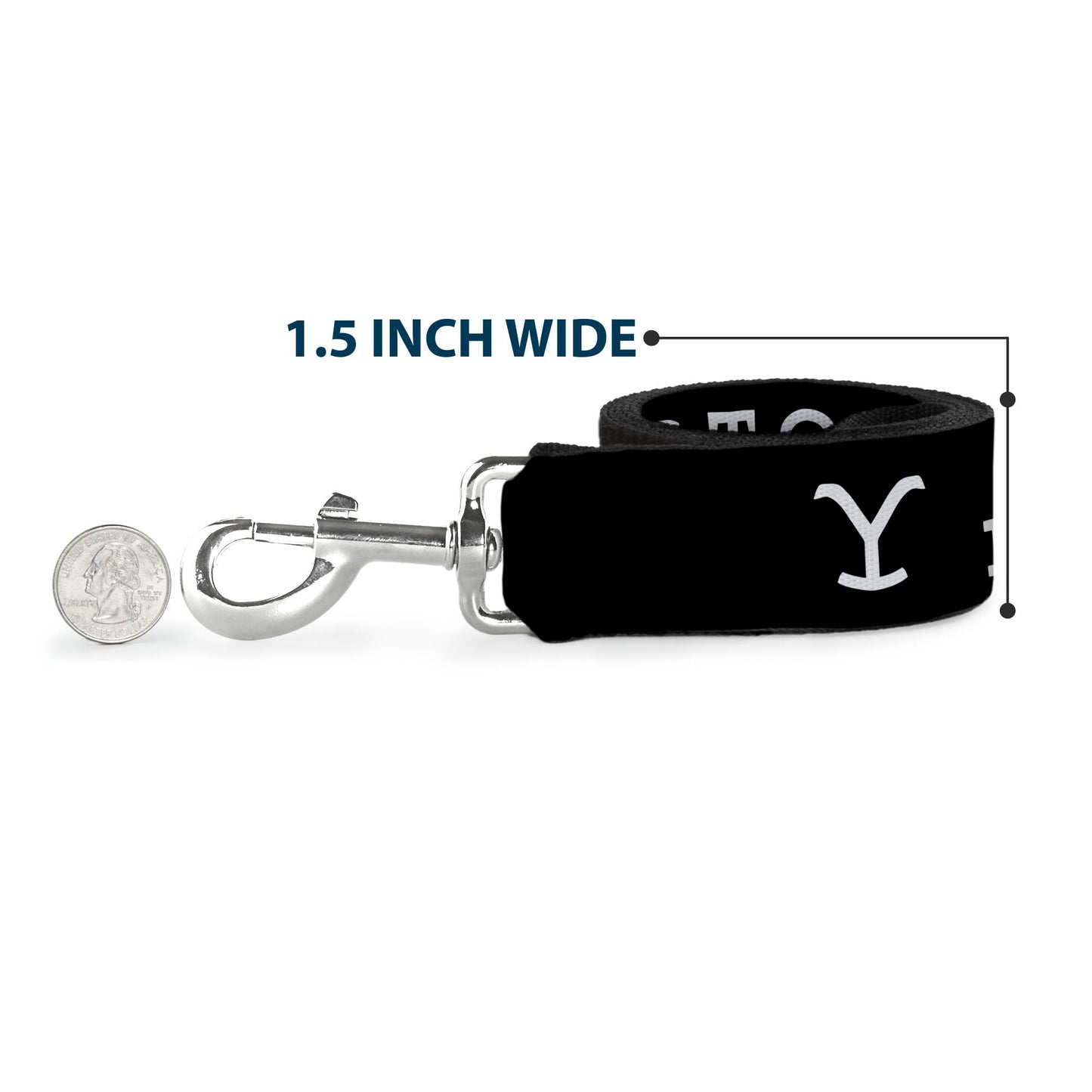 Full length view of the Yellowstone Dutton Ranch pet walking accessory