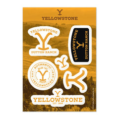 Yellowstone Logo Sticker Sheet - One Size