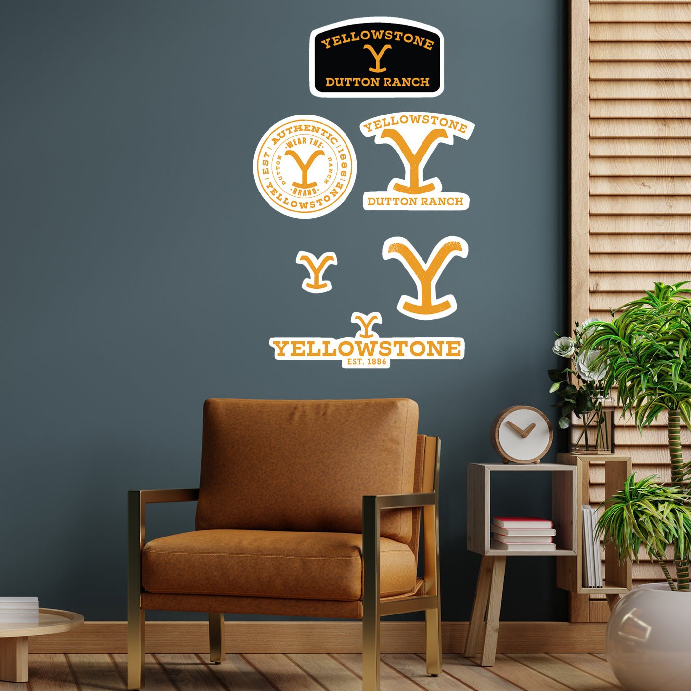 Yellowstone Logo Wall Stickers - Paramount Shop