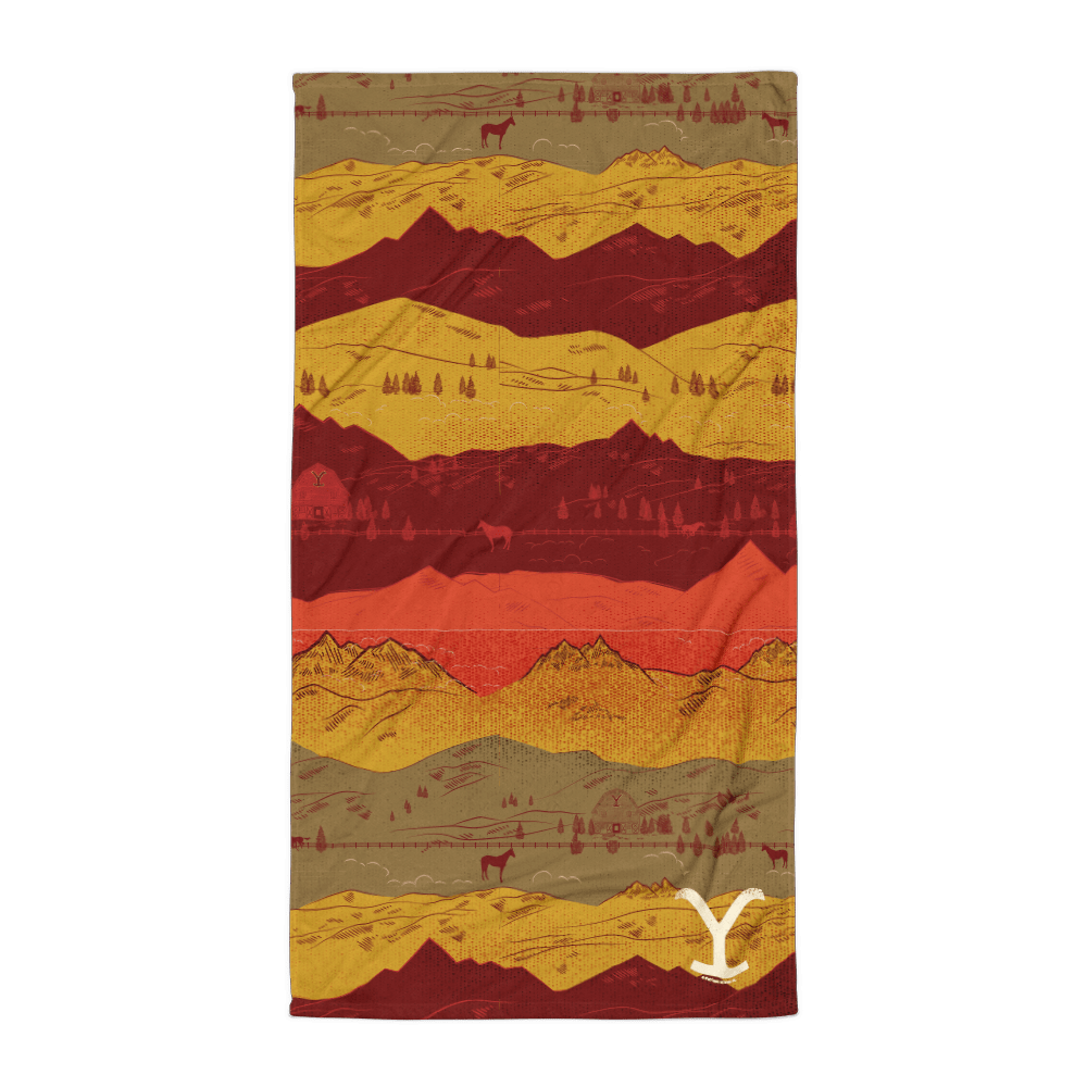 Yellowstone Toalla De Playa Mountains Paramount Shop Yellowstone toalla de playa mountains paramount shop