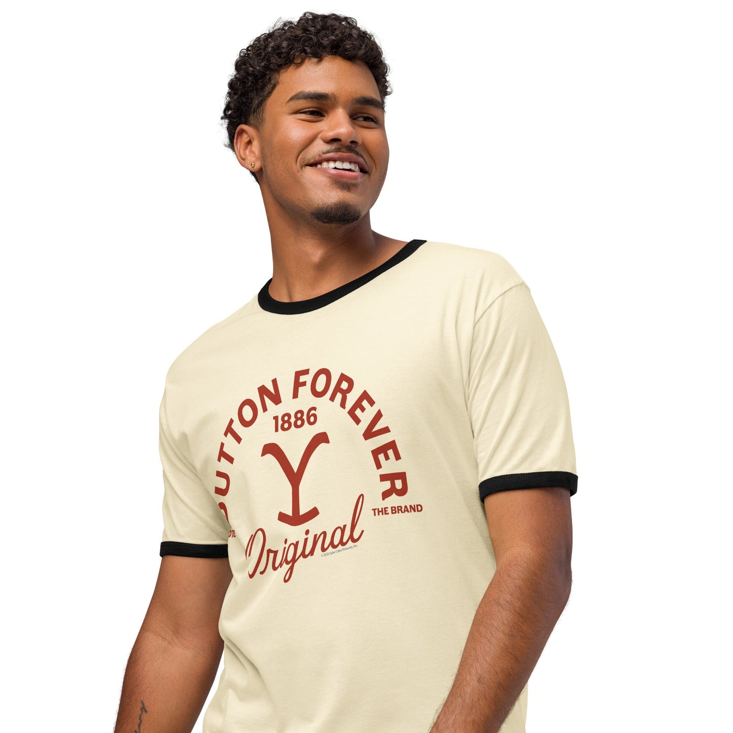 Yellowstone Ringer T-Shirt Dutton Forever - Paramount Shop