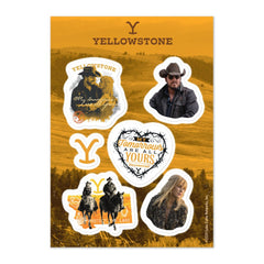 Yellowstone Rip & Beth Sticker Sheet - One Size