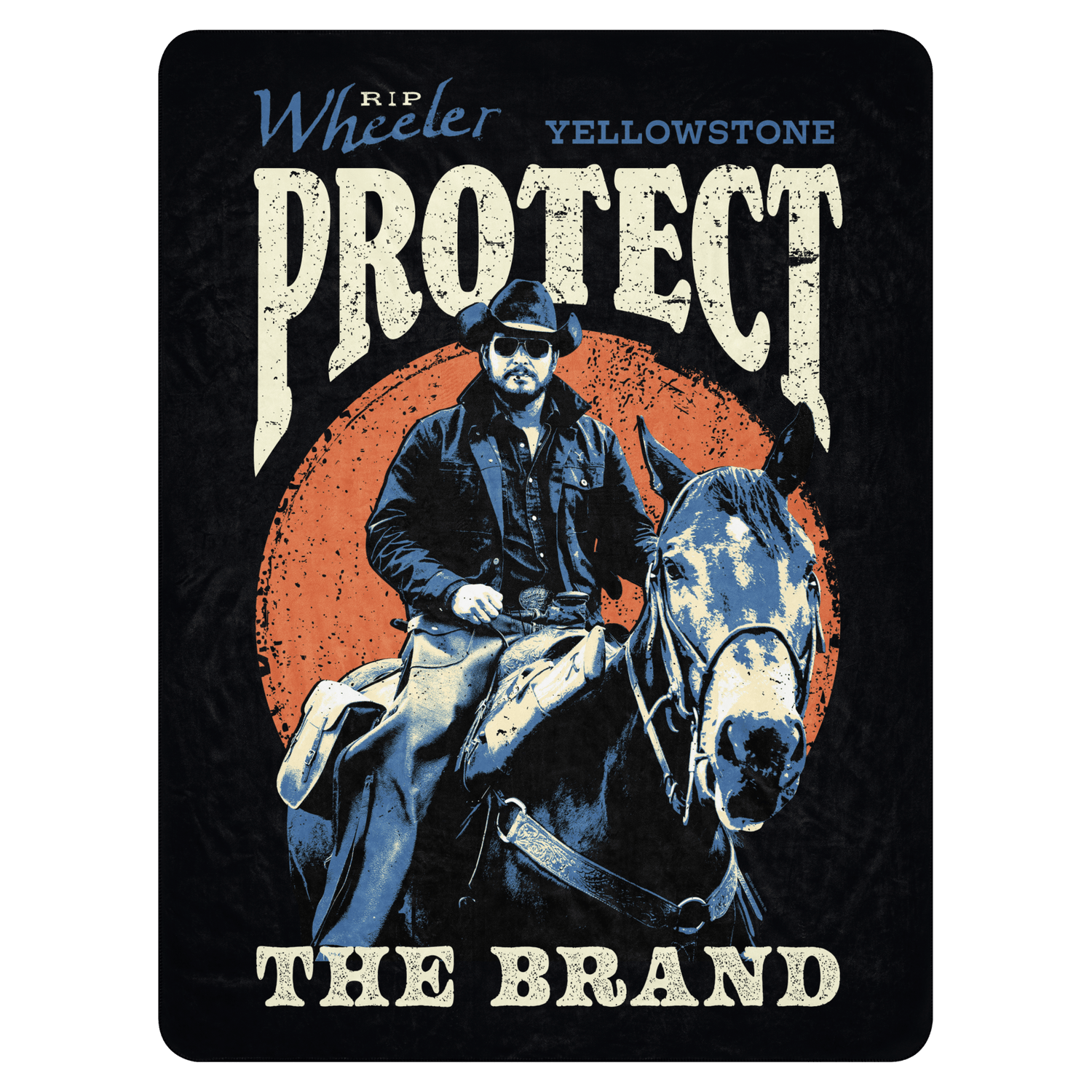 Yellowstone Rip Wheeler Protect The Brand Blanket - Paramount Shop