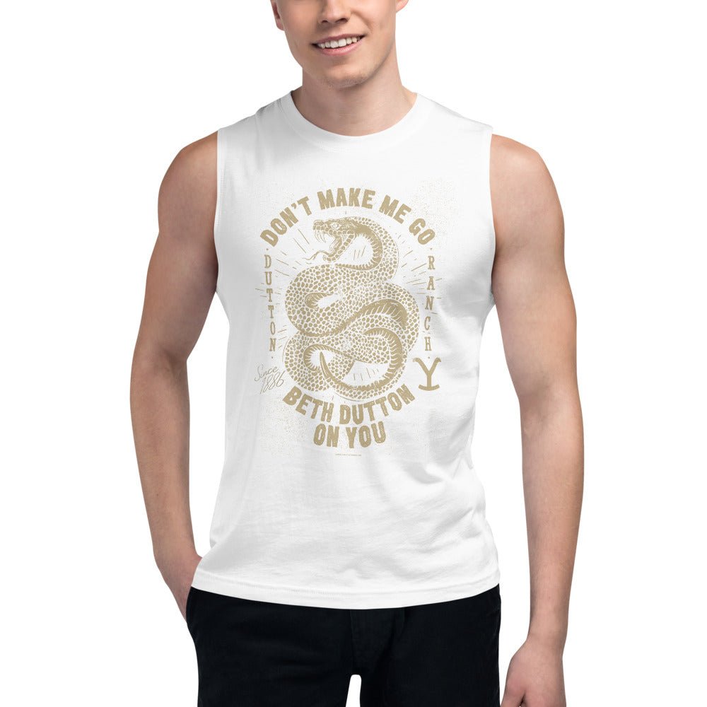 Yellowstone Snake Don't Make Me Go Beth Dutton On You Unisex Tank Top - Paramount Shop