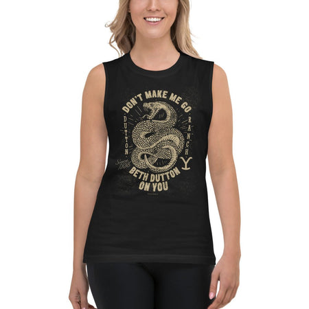 Yellowstone Snake Don't Make Me Go Beth Dutton On You Unisex Tank Top - Paramount Shop