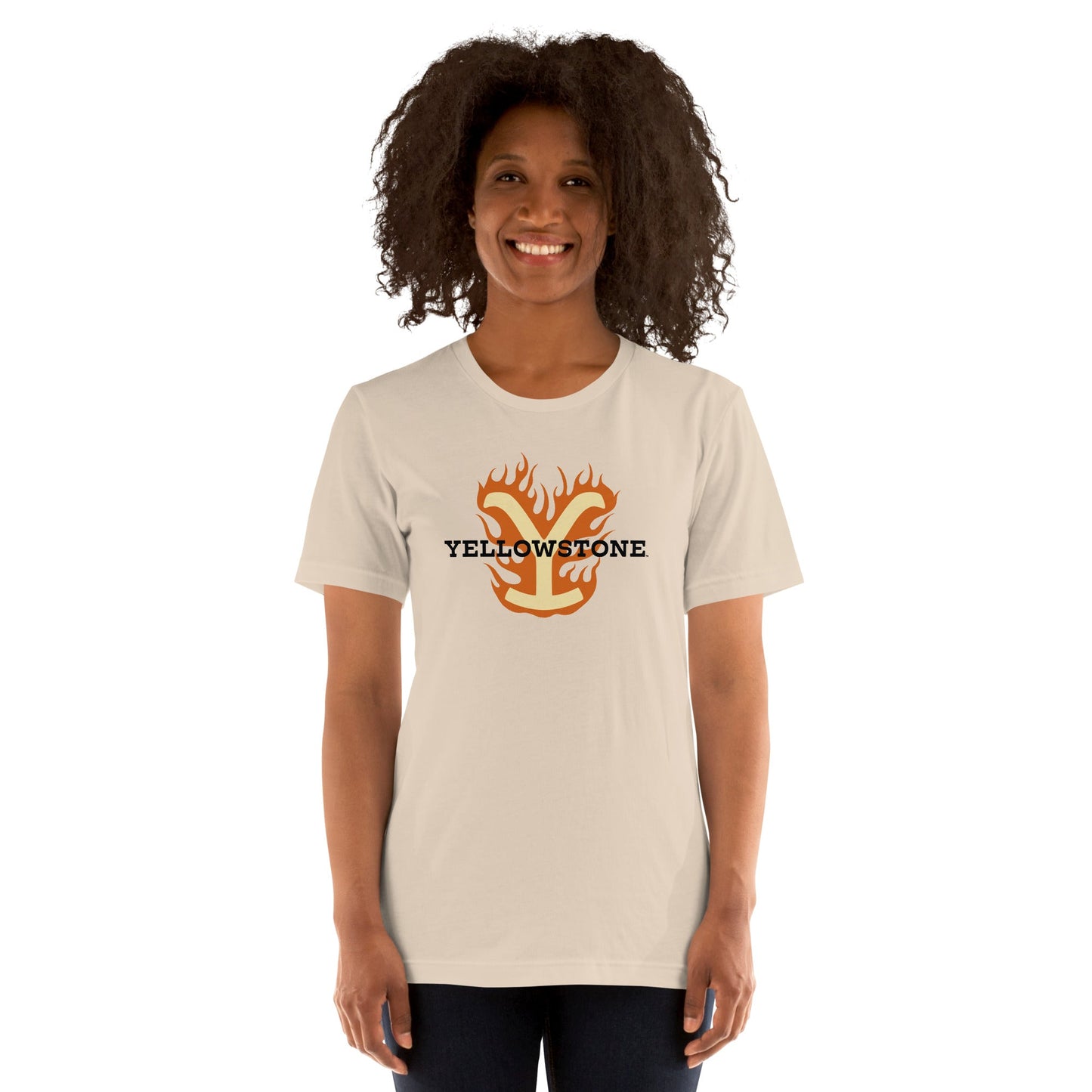 Yellowstone T-Shirt Flaming Y Retro - Paramount Shop
