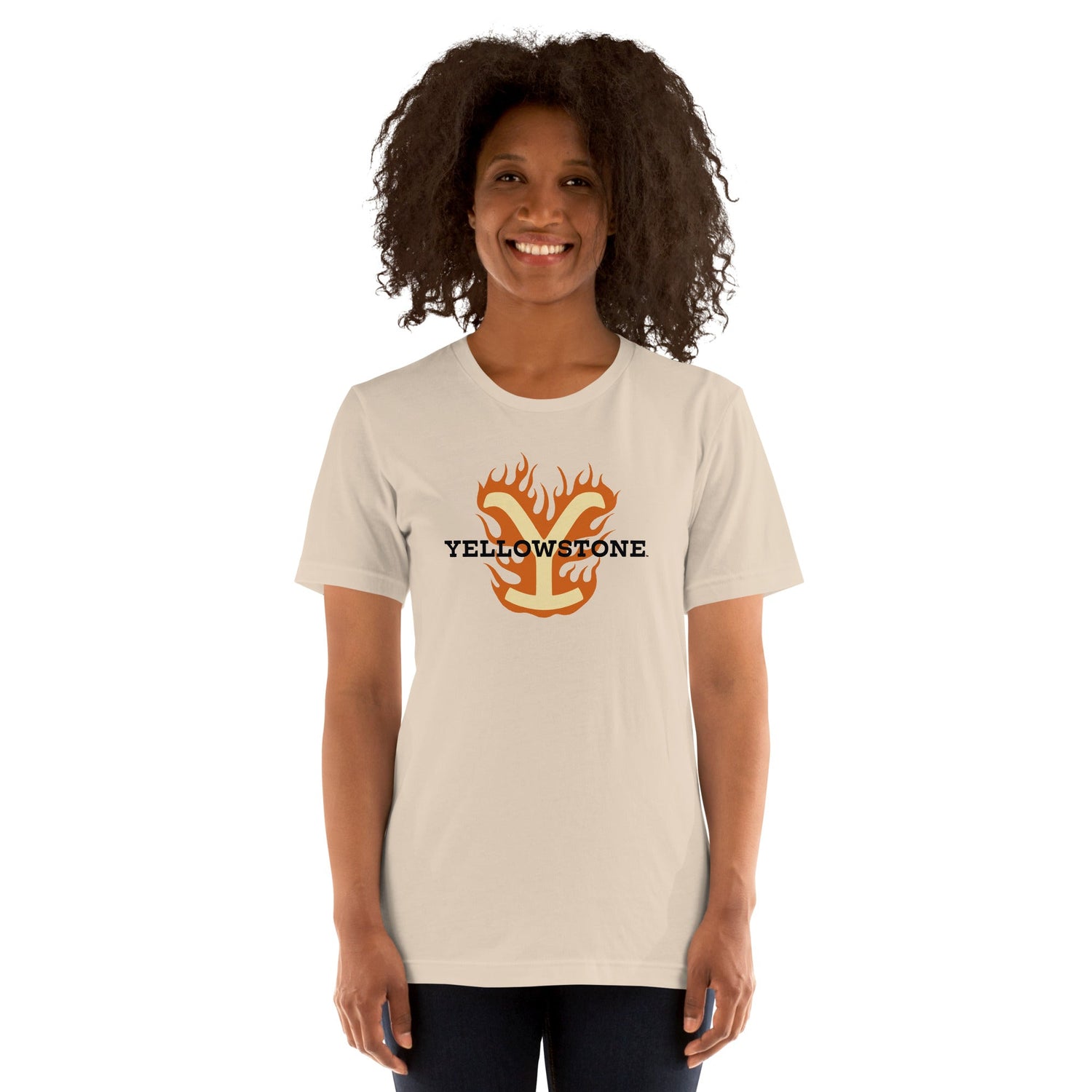 Yellowstone T-Shirt Flaming Y Retro - Paramount Shop