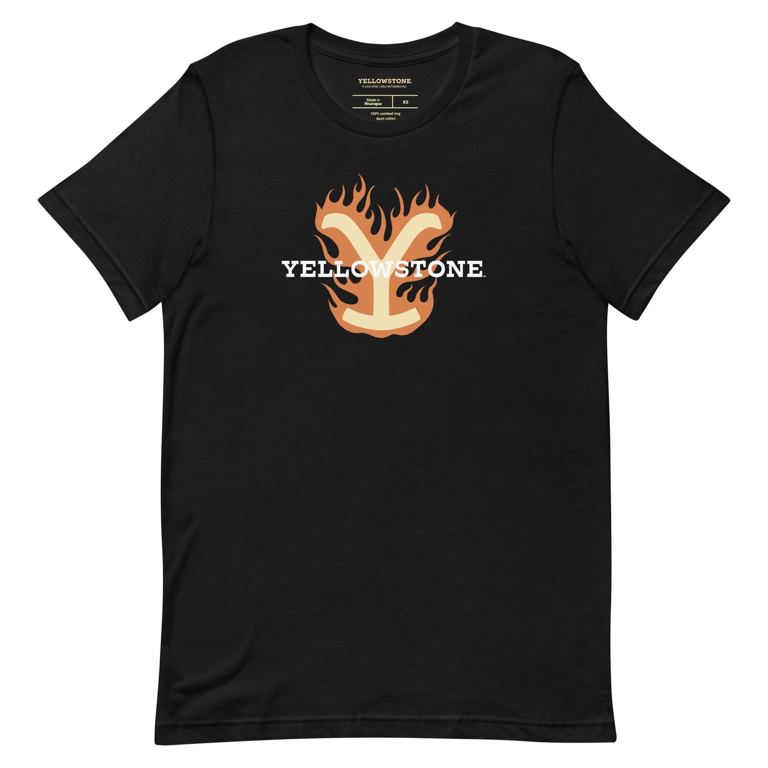 Yellowstone T-Shirt Flaming Y Retro - Paramount Shop