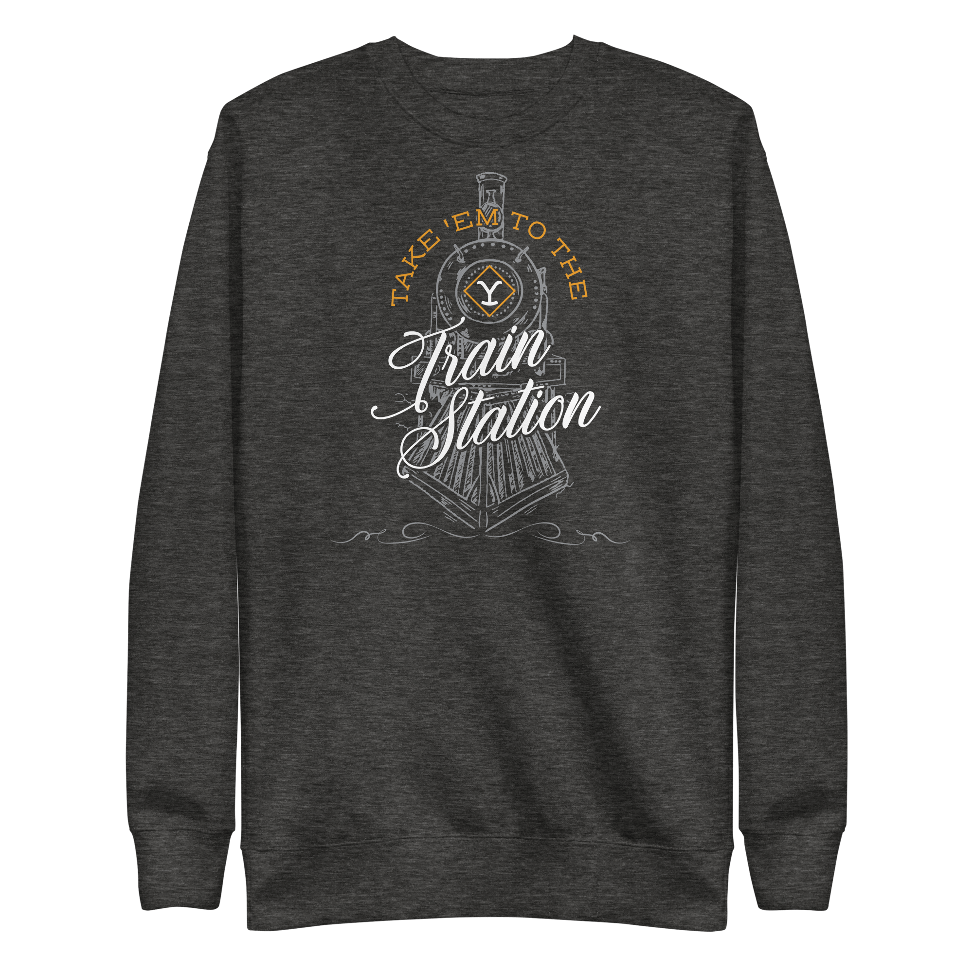 Yellowstone Take Em To The Train Station Sudadera De Forro Polar Con yellowstone-take-em-to-the-train-station-sudadera-de-forro-polar-con