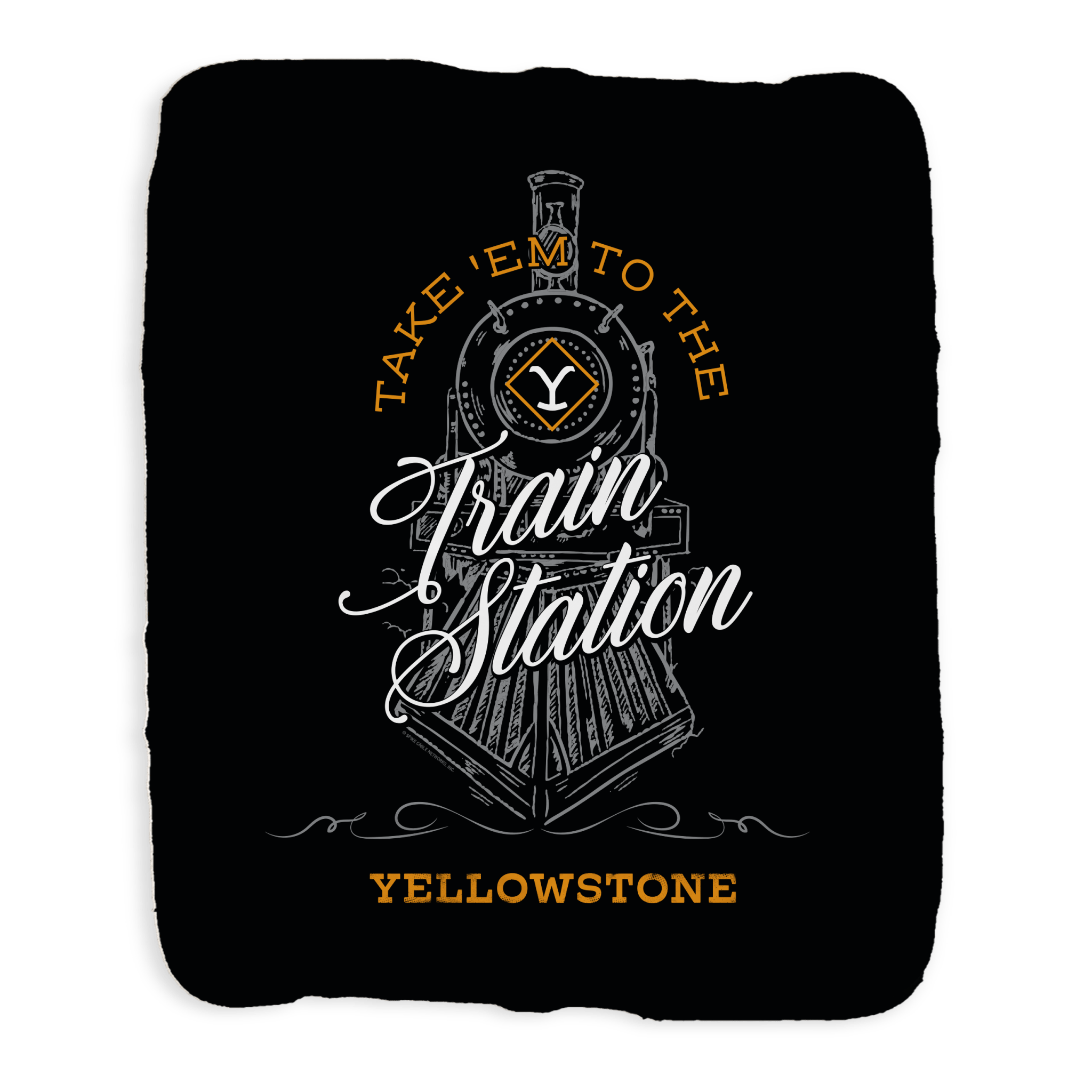 Yellowstone Take Em To The Train Station Manta Sherpa Paramount Shop Yellowstone Take Em To The Train Station Manta Sherpa Paramount Shop