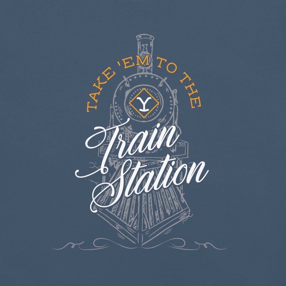 Yellowstone Take 'Em To The Train Station Unisex Comfort Colors T-Shirt - Paramount Shop