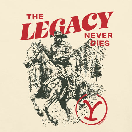 Yellowstone The Legacy Never Dies Unisex Comfort Colors T-Shirt - Paramount Shop