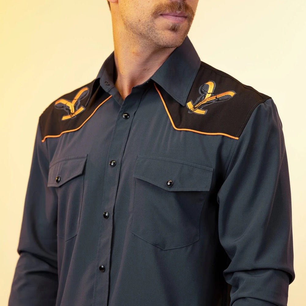 Yellowstone Long Sleeve Roper Shirt – Paramount Shop