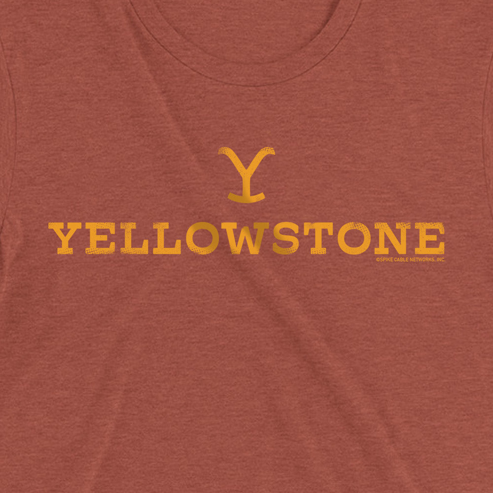 Yellowstone Y Logo Adult Tri - Blend T - Shirt - Paramount Shop