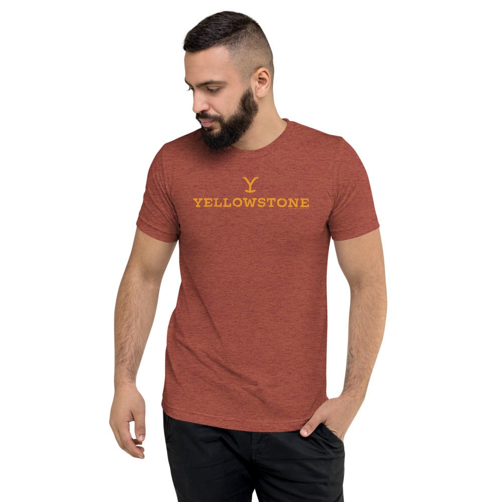 Yellowstone Y Logo Adult Tri - Blend T - Shirt - Paramount Shop