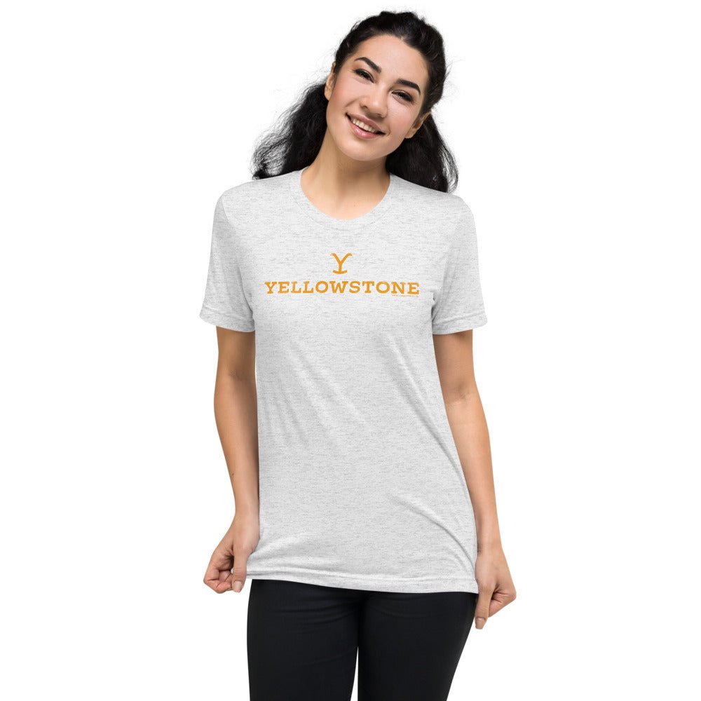 Yellowstone Y Logo Adult Tri - Blend T - Shirt - Paramount Shop