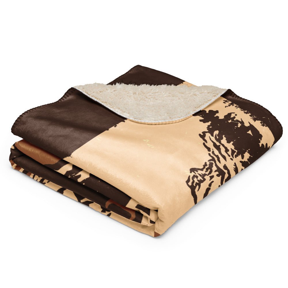 Yellowstone You Live With The Land Premium Sherpa Blanket - Paramount Shop