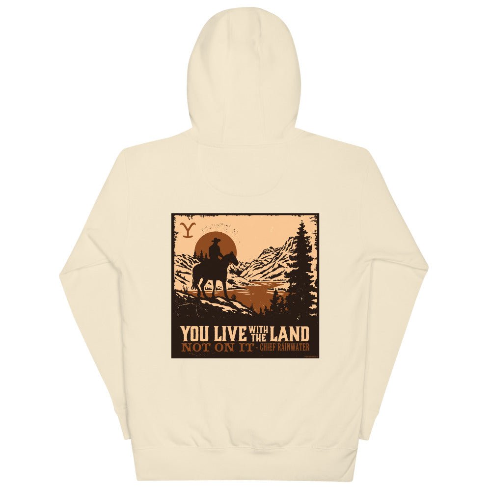 Yellowstone You Live With The Land Unisex Premium Hoodie - Paramount Shop